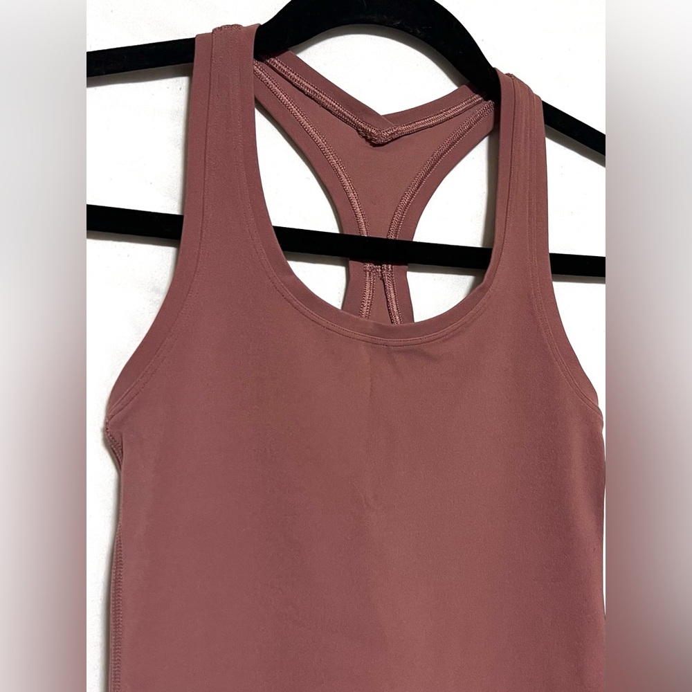 Lululemon Cool Racerback Tank Top Shorter Length Cropped Running Yoga Workout - Picture 7 of 10